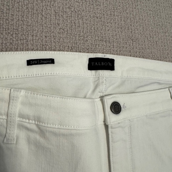 Talbots Jeggings in Summer White! - Picture 2 of 2